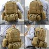55L Tactical 3 Built Up Bags Backpack
