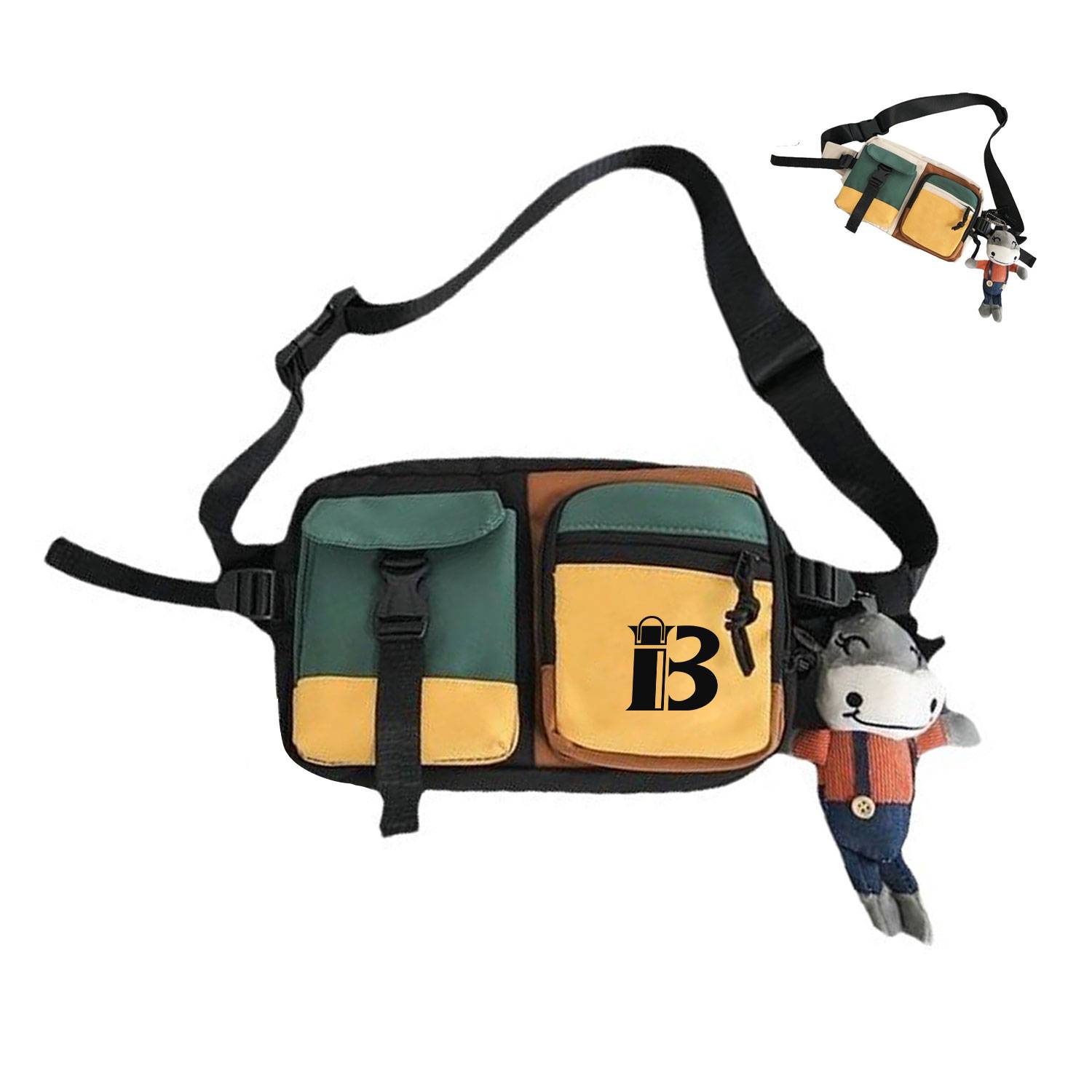 Versatile Trendy Waterproof Casual Nylon Sports Fanny Pack