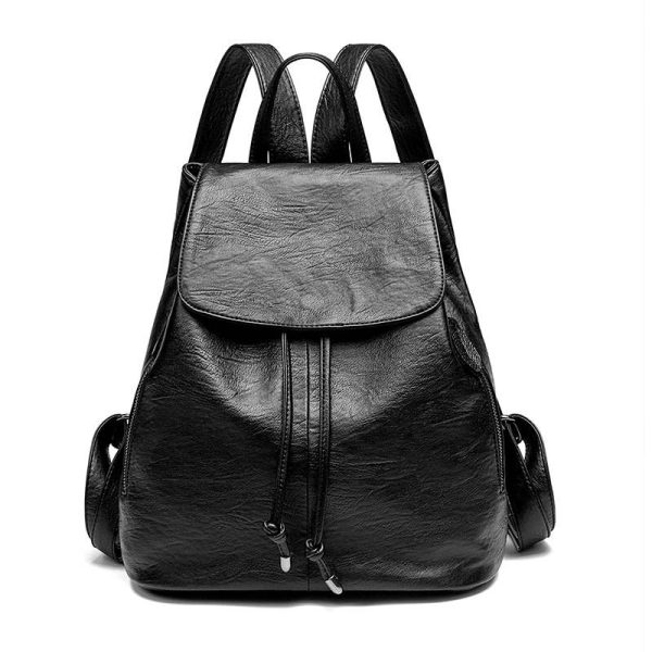 PU Leather Travel Backpack