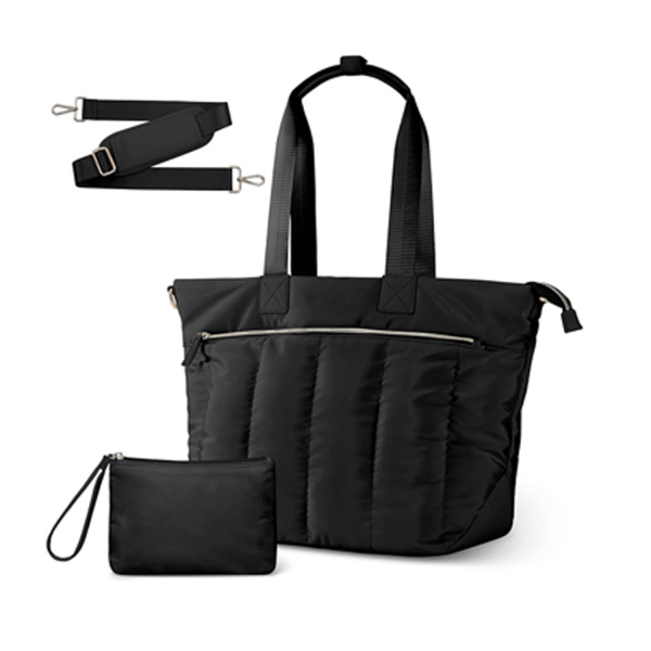 15.6-inch Zipper Tote bag with Laptop Compartment for Women