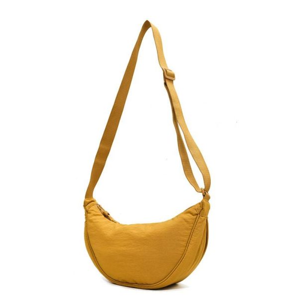 Nylon Lightweight Dumpling-Shaped Crossbody Shoulder Bag