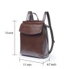 Genuine leather women's bag backpack