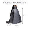 Water Resistant Casual Shoulder Bag for Women Men