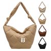 Stylish Embroidered Nylon Shoulder Bag