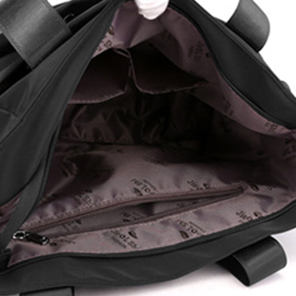 Large capacity nylon hand crossbody bag