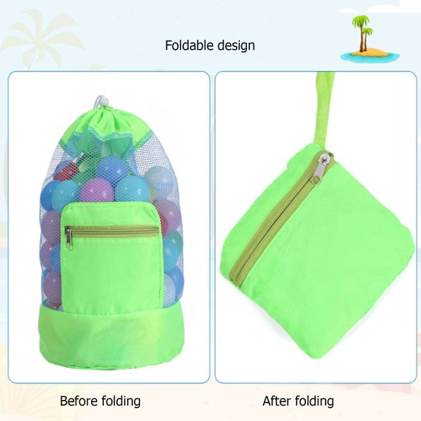 Large Beach Drawstring Backpack