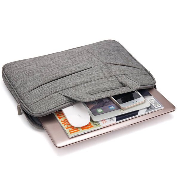 Canvas Laptop Bag 15.6 Inch Briefcase