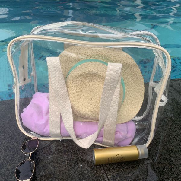 PVC Travel Large Capacity Shoulder Bag Color