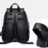 Large Capacity PU Leather Shopping Women's Fashion Backpack