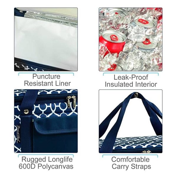 Outdoor multi-purpose cooler insulated bag
