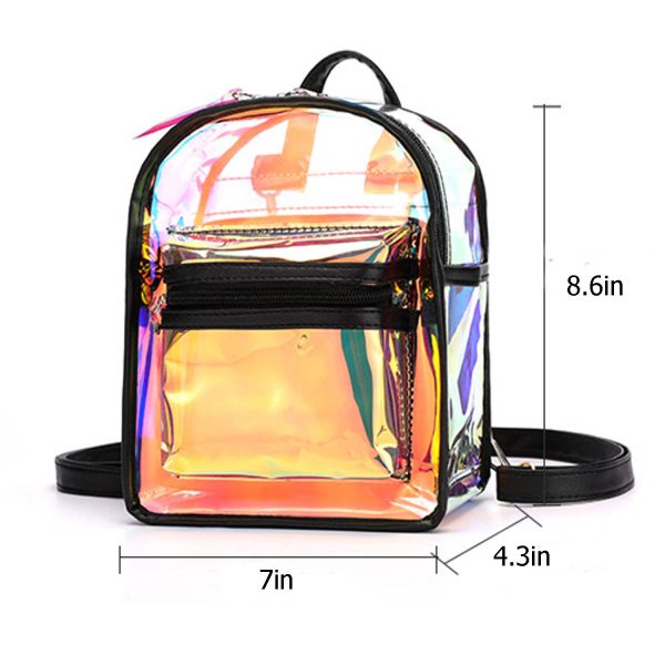 PVC jelly satchel backpack