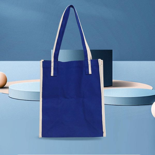 Canvas klein blue lady trendy tote bag