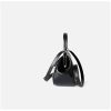 PU Leather Clasp Closure Crossbody Bag