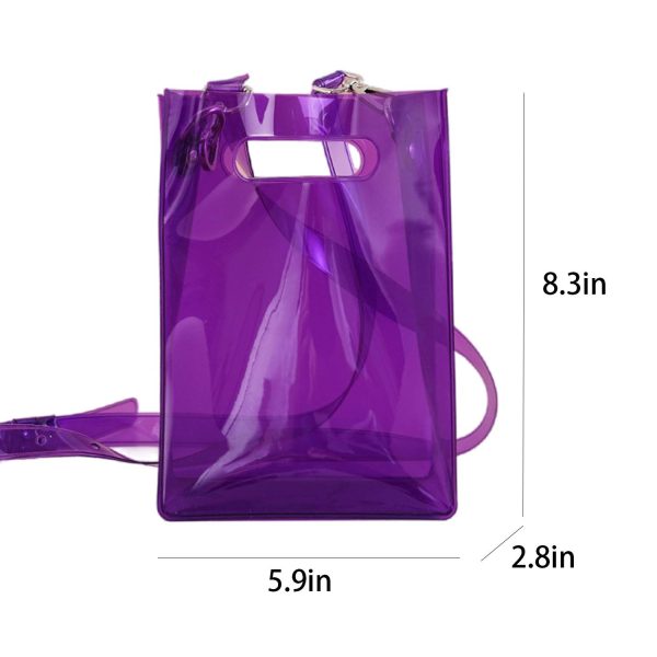 PVC Crossbody Shoulder Transparent Bag