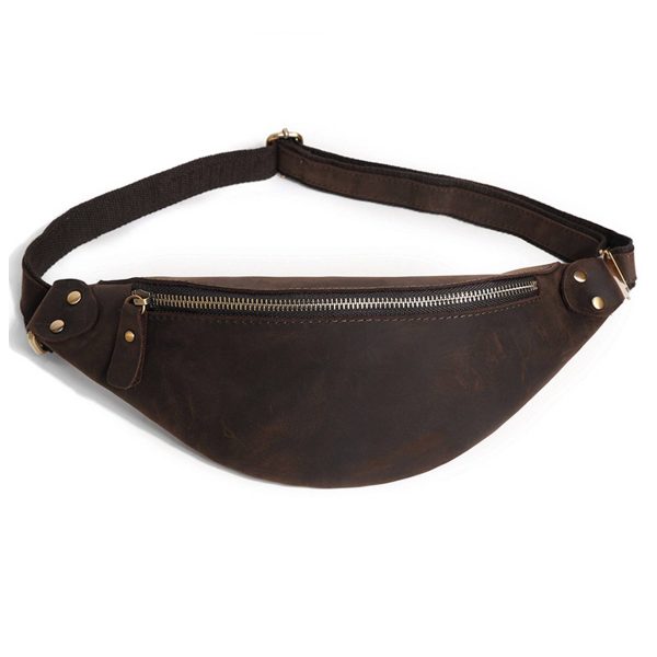 Small Leather Waist Bag