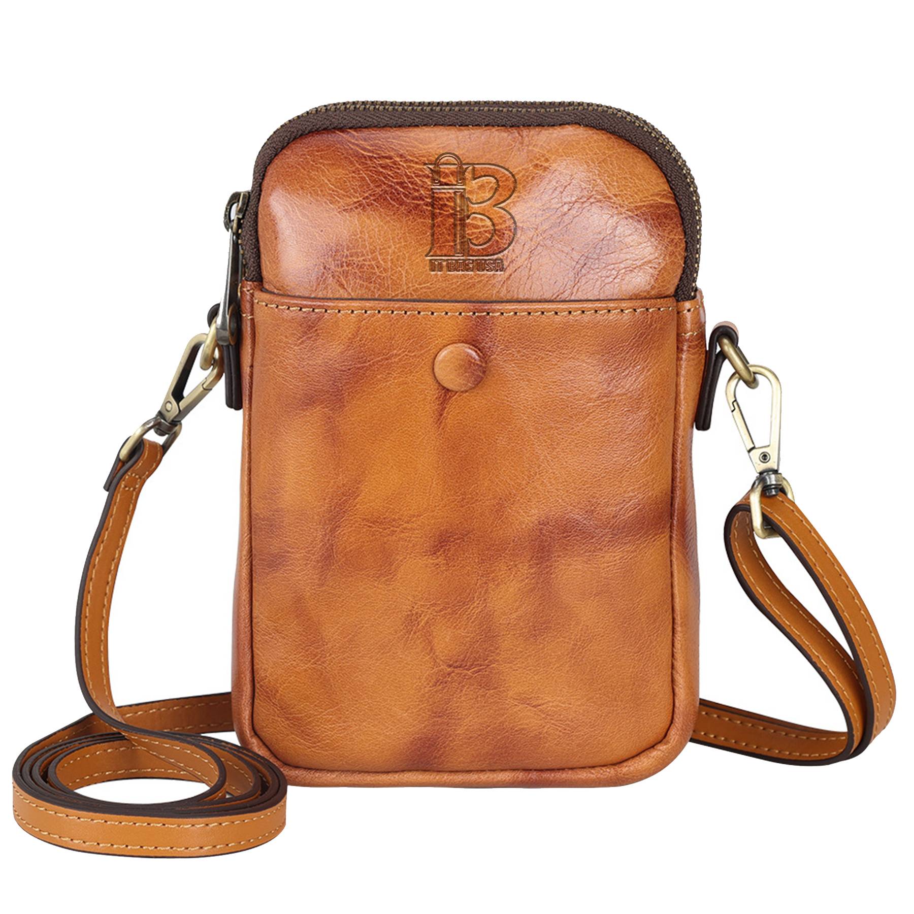 Pu leather Small Cellphone Purse crossbody Bag for women
