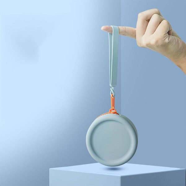 Silicone Gel Round Mini Storage Wallet