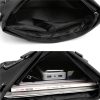 Polyurethane Business Waterproof Laptop Cross-body Bag