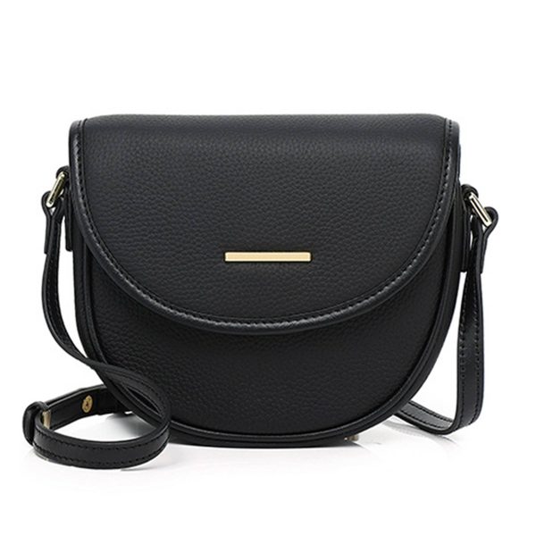 Genuine Leather Adjustable Strap Crossbody