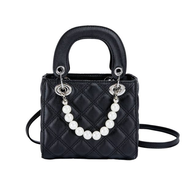 Mini Pearl PU Handbag Cross-body Bag
