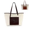 Thickening Polyester-cotton High-capacity Shopping Handbag