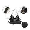 PU lapsting Hobo Bags for Women Handbags Purse Ladies