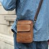 PU Leather Shoulder Crossbody Bag For Men