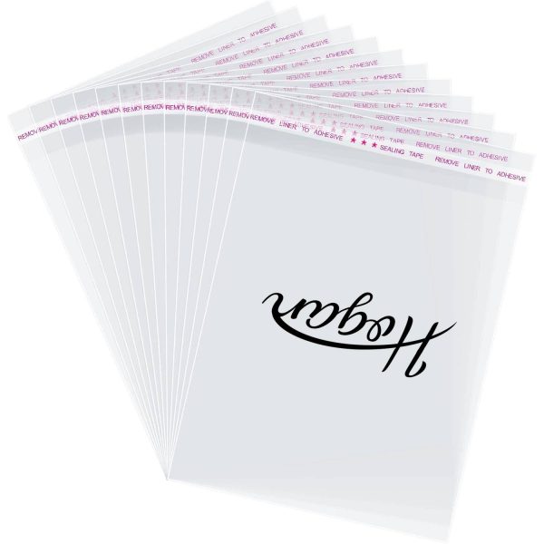 Self-Sealing Clear Plastic Cellophane Bags