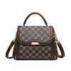 Pu Leather checkered portable Cross-body Bag Women