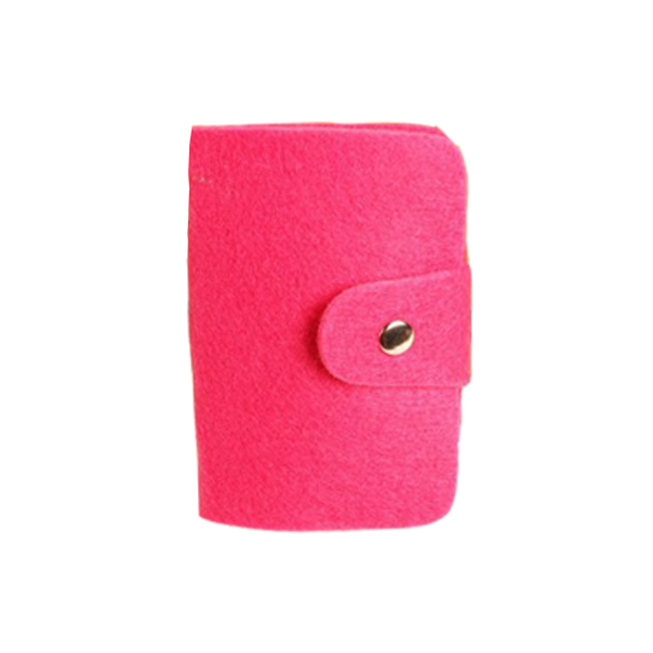 Colored Felt Card Holder