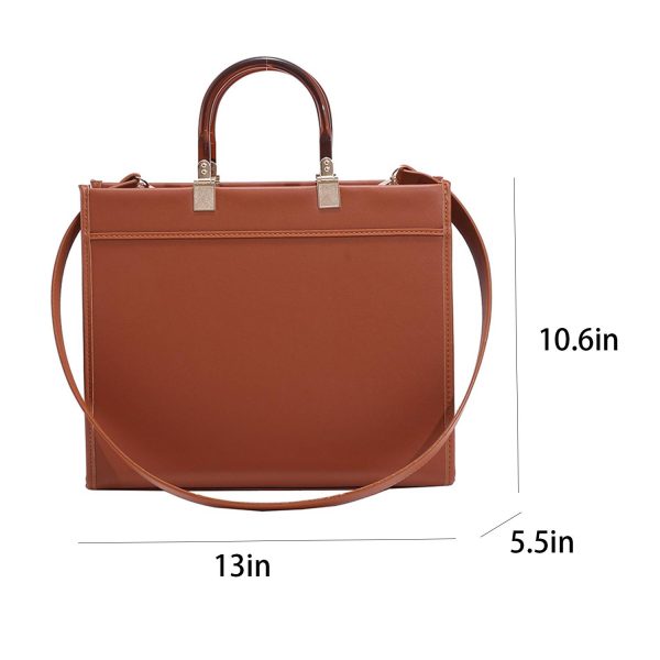 PU Leather Crossbody Bag Solid Color Customized for Women