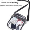 PVC Clear Crossbody Purse Bag