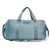 Nylon Travel Duffle Bag with Shoe Compartment & Wet Pocket