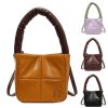Splice PU Leather Portable Crossbody Bag