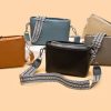 Genuine Leather Messenger Crossbody Bag