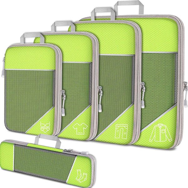 5 PCS Luggage Organizer Bag Packing Cubes