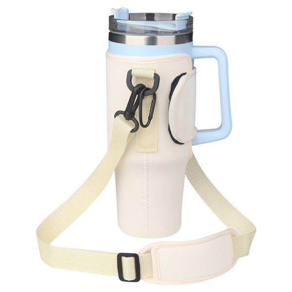 Neoprene 40oz Tumbler Water Bottle Carrier Bag Holder