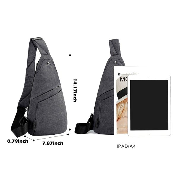 Canvas Crossbody Personal Pocket Bag