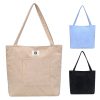Customized Corduroy Tote Bag