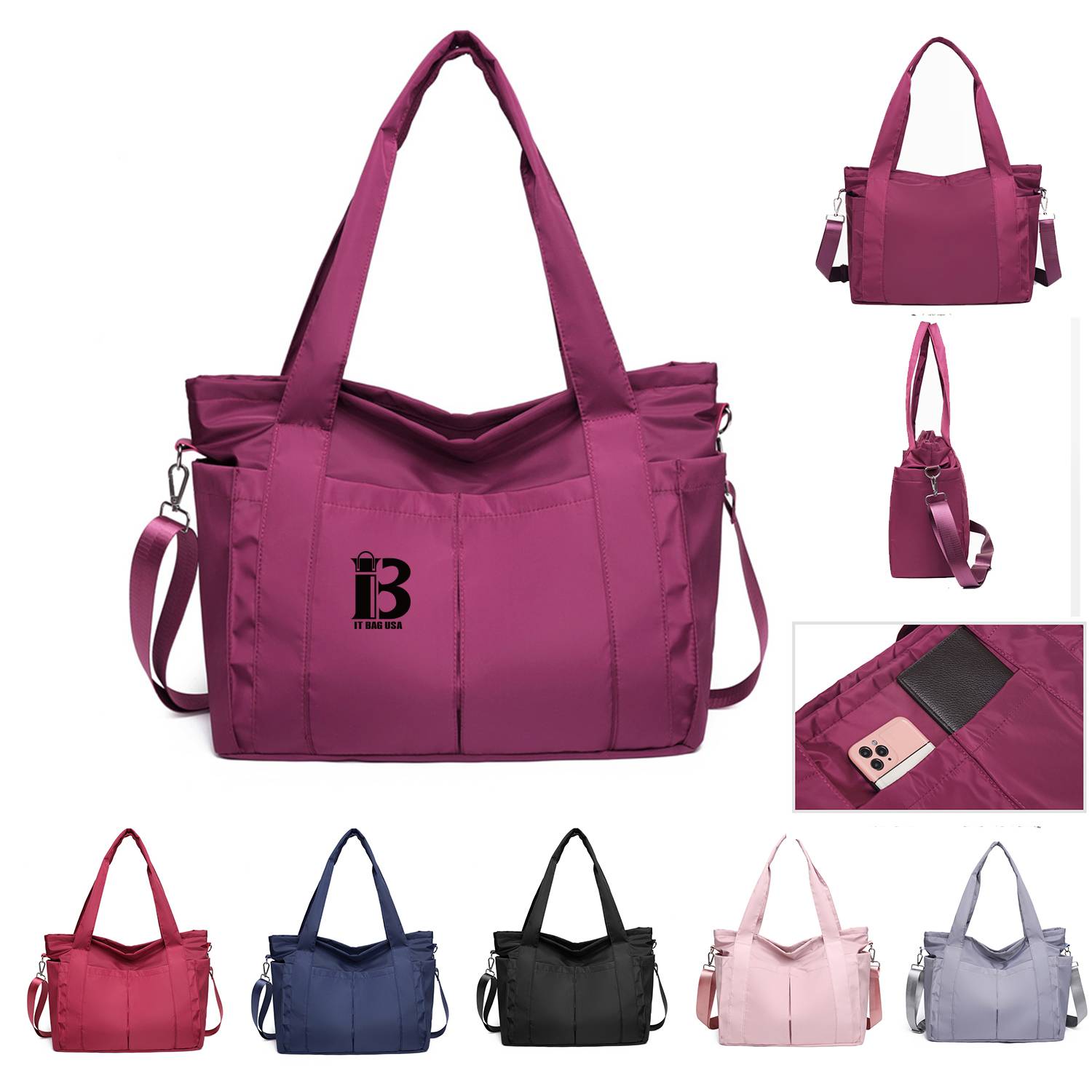 Nylon Tote Bag