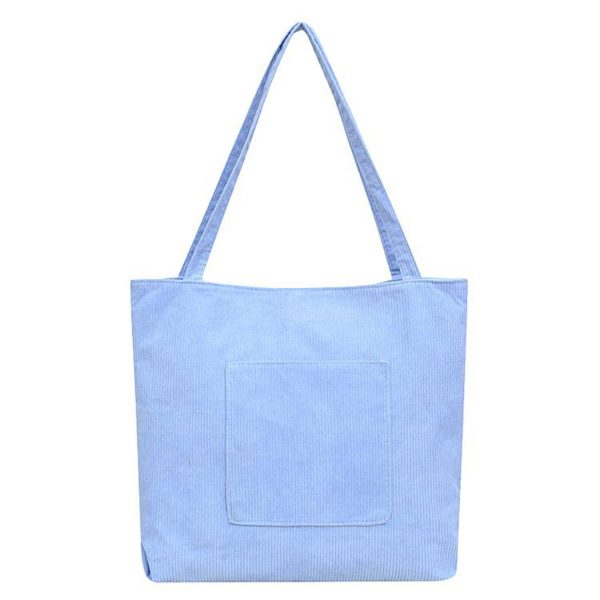 Customized Corduroy Tote Bag