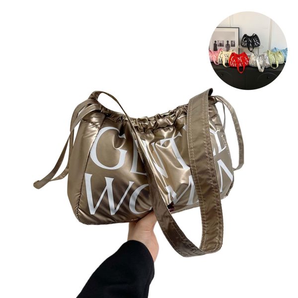 Faux Leather Shoulder Bag