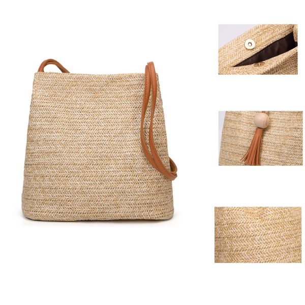 Weave Summer Straw Tote Bag