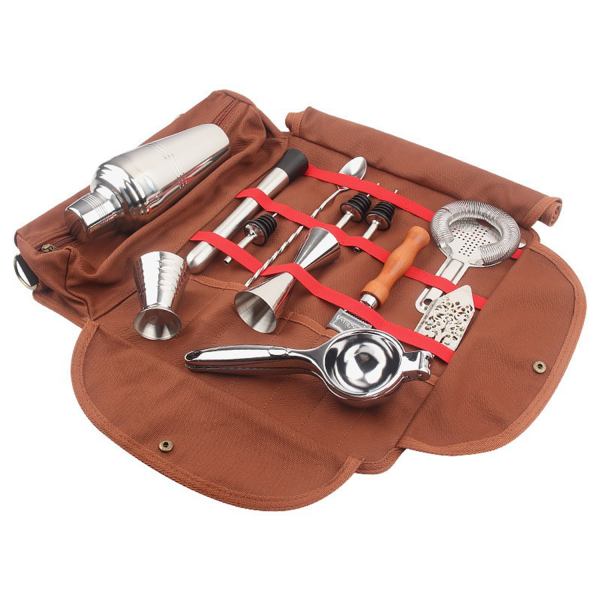 Portable Cocktail Mixing Toolkit Bag