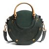 Pu Vintage round Frosted Cross-body bag