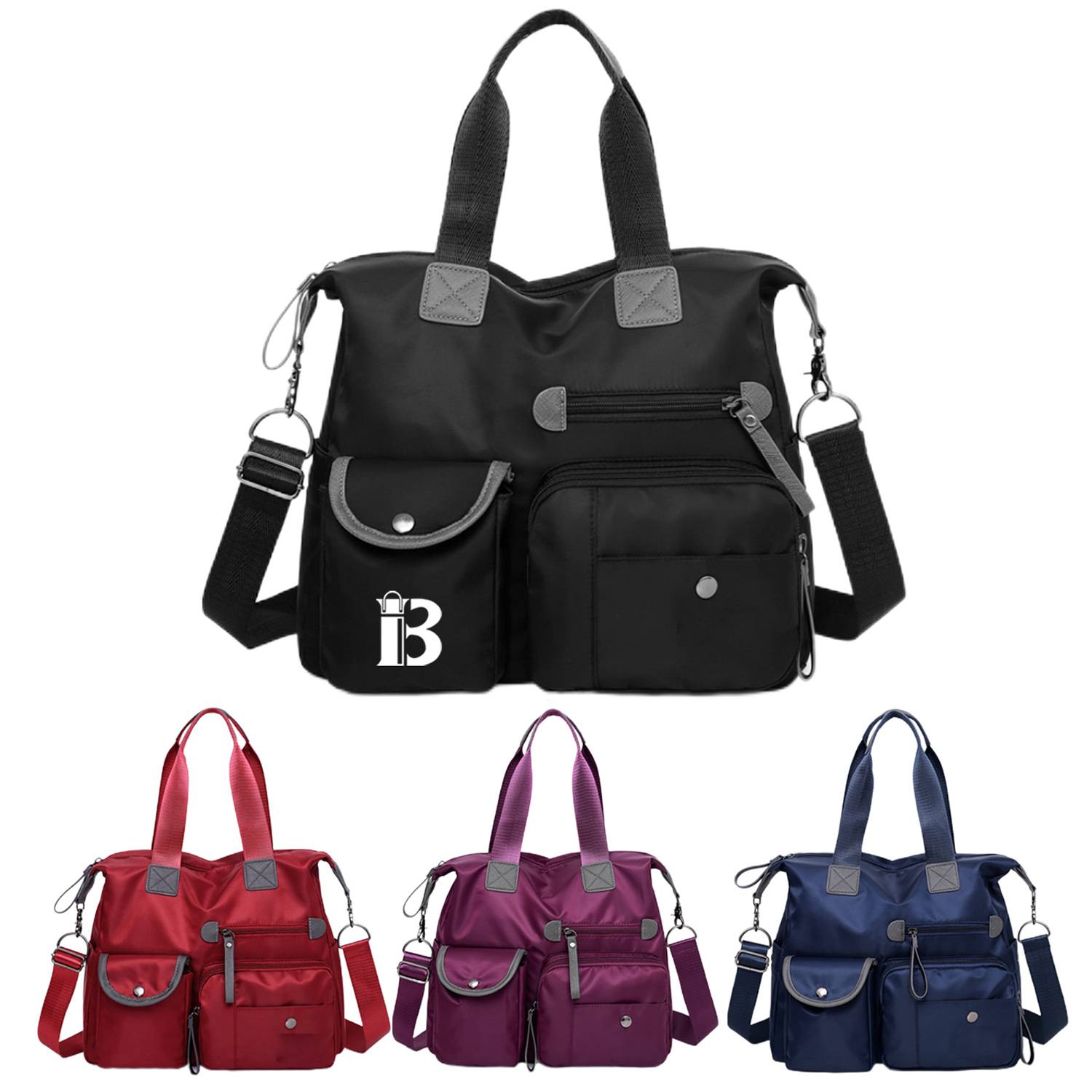 Nylon Leisure Shoulder Crossbody Bag