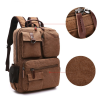 School Vintage Canvas Laptop Backpack