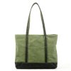 Multicolor Canvas Water-resistant Tote Bag