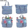 Sandproof Zipper Beach Tote Bag for Pool Gym Grocery Travel
