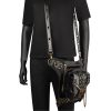PU Leather Punk Retro Motorcycle Crossbody Bag